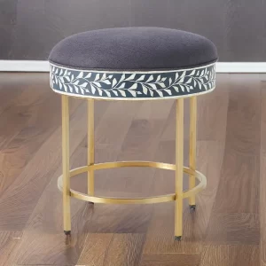 Bone Inlay Dressing Stool