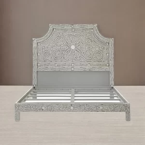 Bone Inlay Floral Bed