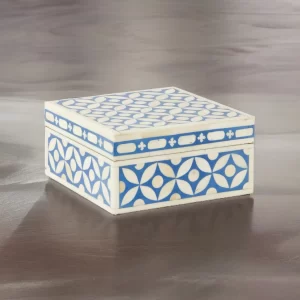 Geometrical Bone Inlay Box