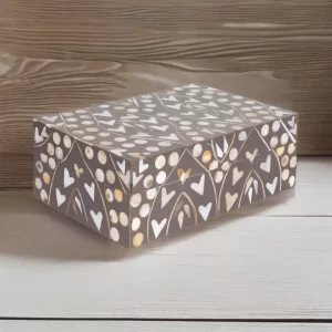 Mother of Pearl Grey Gift Box