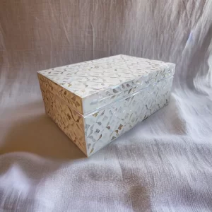 Mother of Pearl Inlay White Box