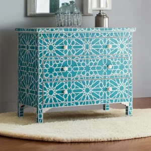 Bone Inlay Living Room Drawer
