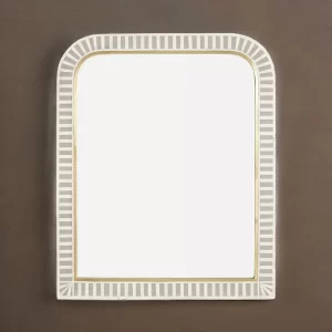 Bone Inlay Bathroom Mirror Frame