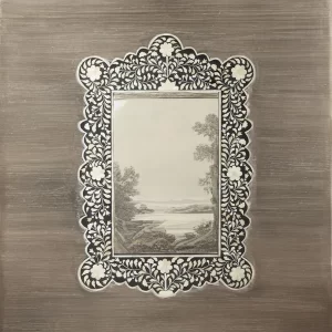 Bone Inlay Handmade Mirror Frame