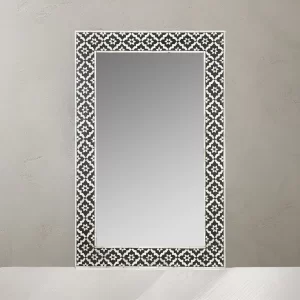 Bone Inlay Modern Wall Mirror