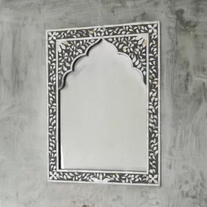 Bone Inlay Traditional Wall Mirror