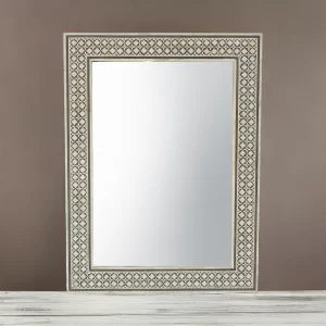 Bone Inlay Vintage Mirror Frame