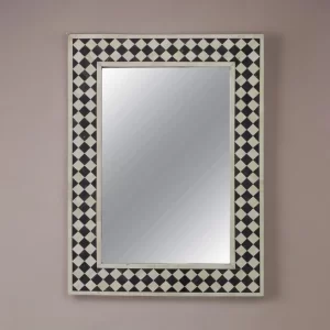 Bone Inlay Wall Mirror Frame