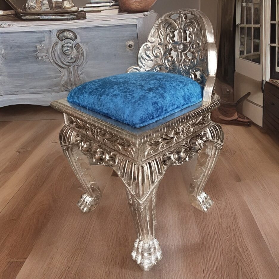 999 pure silver chair udaipur