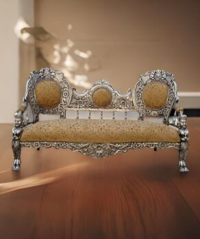 Indian silver sofa
