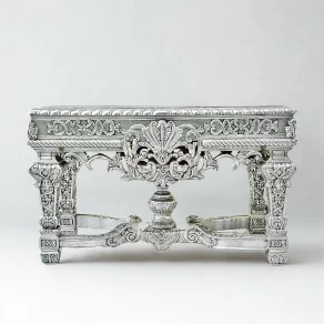 Pure Silver Console Table