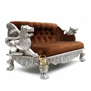 Silver Carved Sofas