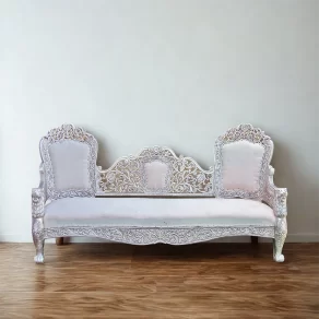 Silver Carving Sofa