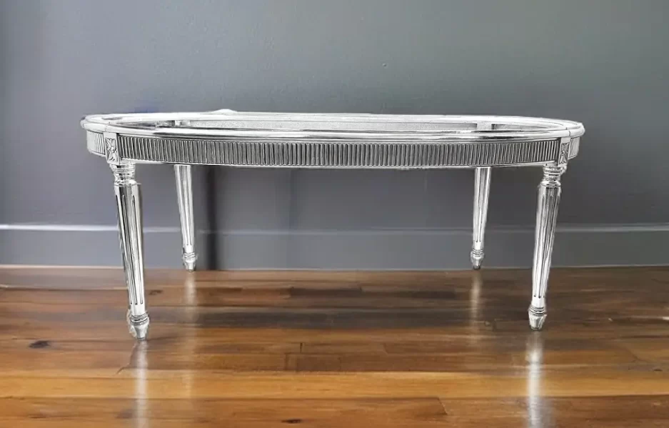 Silver Dining Table Set