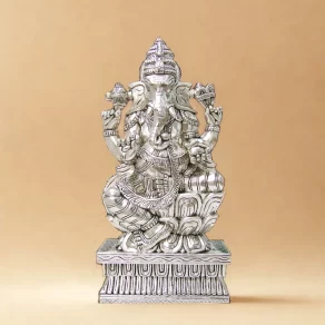 Silver Ganesha Idol