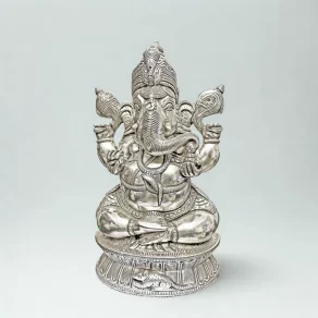 Silver Ganpati Murti