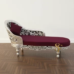 Silver Lounger Sofa