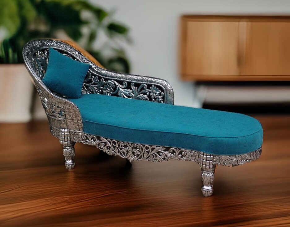 Silver Lounger Sofa