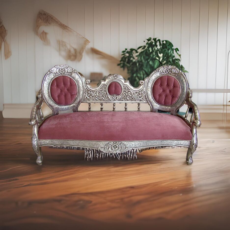 Silver Luxury Sofa