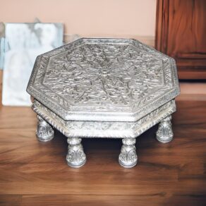 Silver Puja Chowki