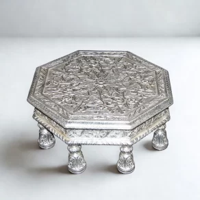 Silver Puja Chowki