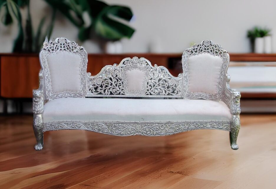 silver carving sofa
