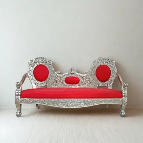 Lion Silver Sofa Set