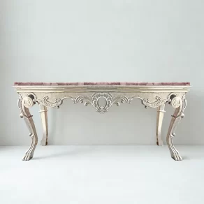 Luxury Silver Entryway Table
