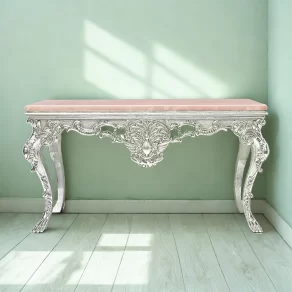 Royal Silver Console Table