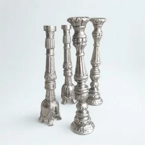 Silver Candle Stand