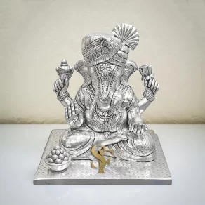 Silver Ganesha Idol Small