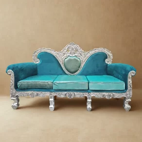 Silver Maharaja Sofa
