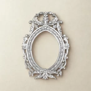 Silver Jali Picture Frame