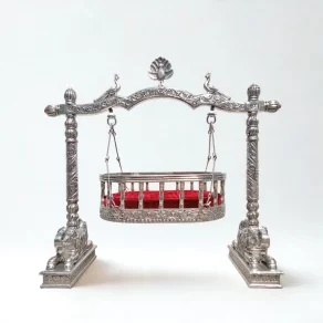 Silver Baby Cradle