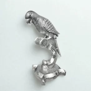 Silver handicraft Parrot