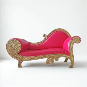Brass Handcrafted Chaise