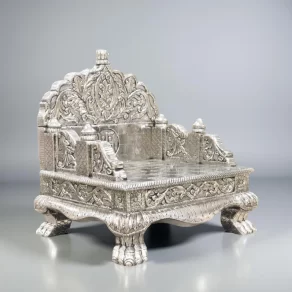 Silver Pooja Room Singhasan