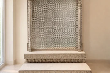 German Silver Pooja Room Temple