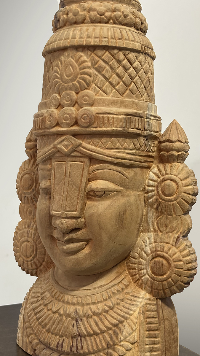 Teak wood balaji face